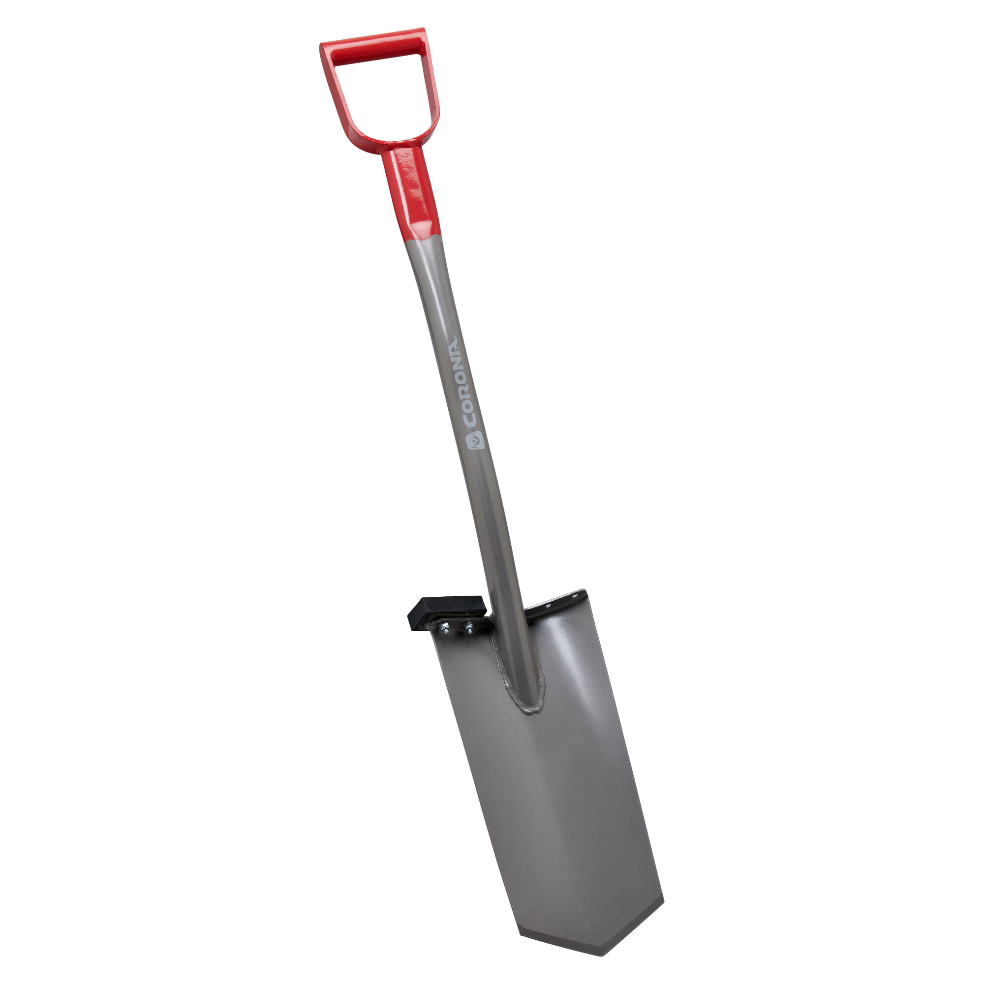 Corona All-Steel Diamond Blade Shovel — 15in., 12-Gauge, D-Grip Steel Handle, Model# AS 90220